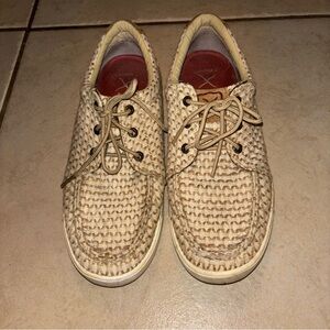 Twisted X Women's Kicks Casual Shoes in Sand Shell Tweed